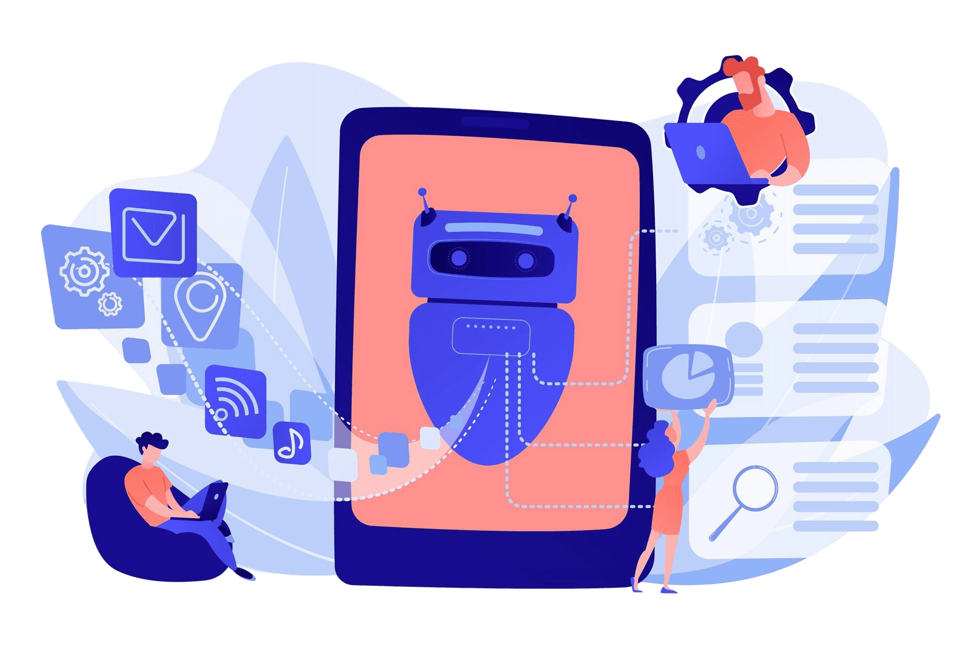 Customer support illustration